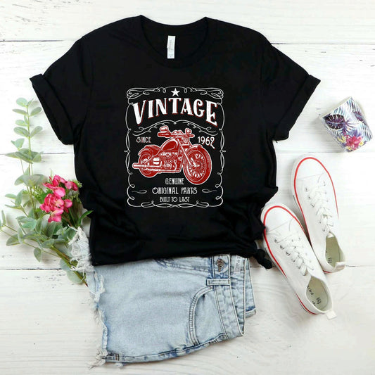 60th Birthday 1962 Gift Vintage Classic Motorcycle 60 Years T-Shirt