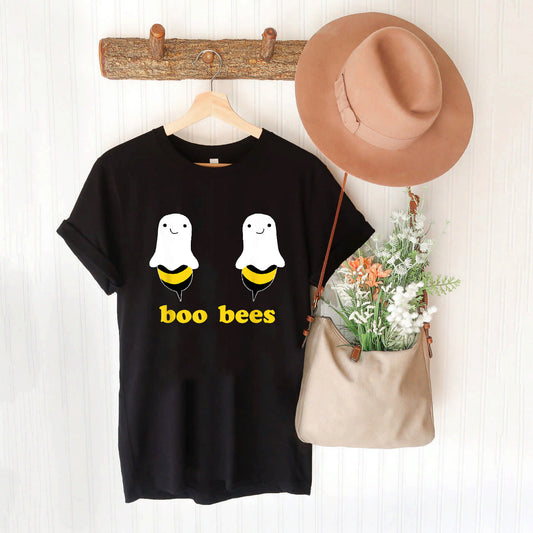 Boo Bees Couples Halloween Costume Funny Bees Tee for womens T-Shirt