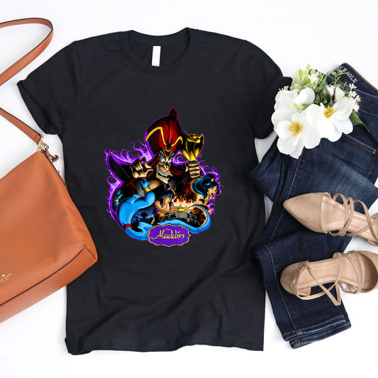 Disney Aladdin Jafar Genie Jasmine Art Graphic Sweatshirt