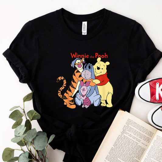 Disney Winnie The Pooh Group Shot Hug T-shirt #B08DKG1NXN