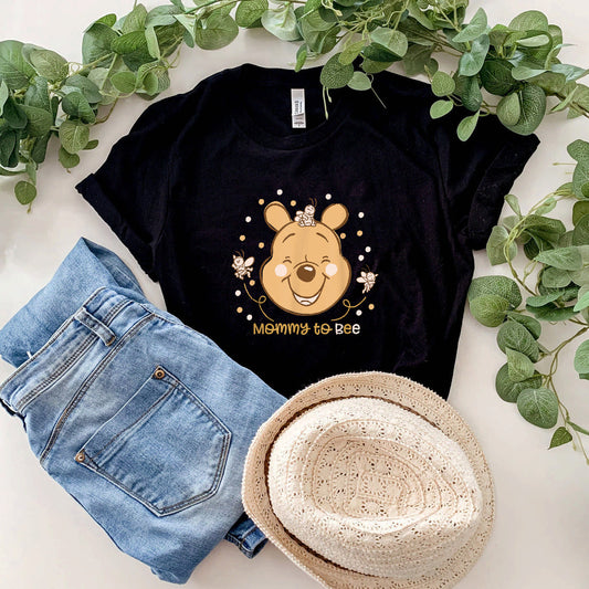 Disney Winnie The Pooh Mommy To Bee T-Shirt #b09sgpppkm