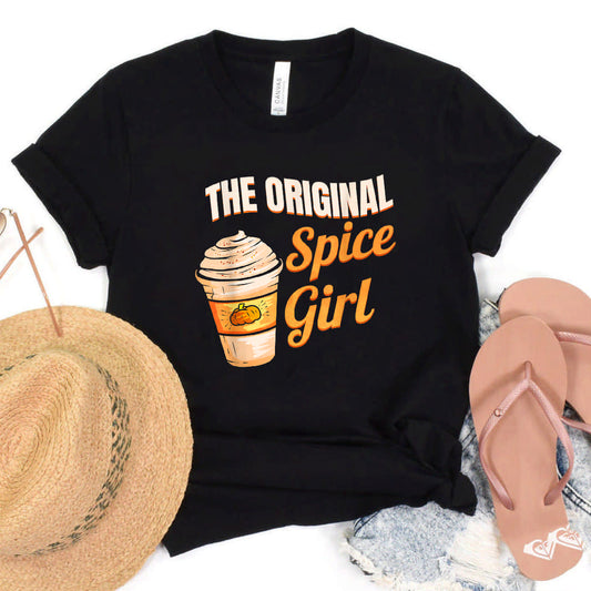 Funny Vintage Spice Pumpkin Girl Coffee - pumpkin spice life T-Shirt