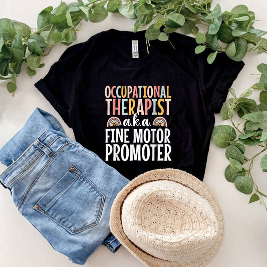 Occupational Therapist Ot Therapy Fine Motor Promoter Cute T-shirt #B09Y398YX6