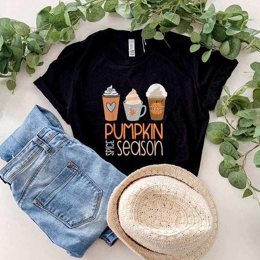 Pumpkin Spice Season Fall Autumn T-Shirt