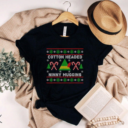 Ugly Christmas Funny Elf X-mas Holiday Xmas Costume T-Shirt